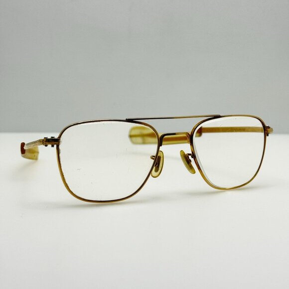 American Optical Eyeglasses Eye Glasses Frames AO Pilot 1/10 - 12k GF 5 1/2 - Picture 1 of 6